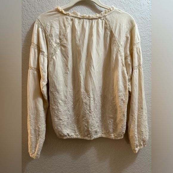 LUCKY BRAND • Boho Chic Embroidered Blouse - Picture 3 of 6